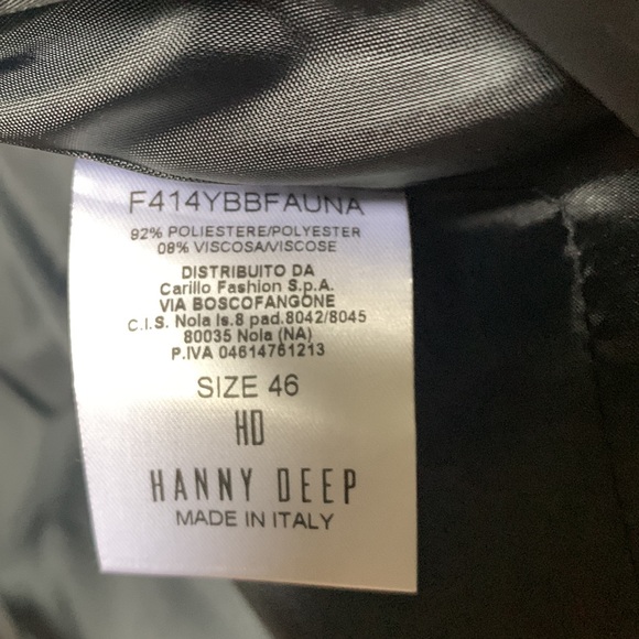 Black polyester car coat. US size 10 - Picture 7 of 7